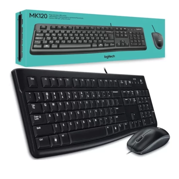 LOGITECH USB KEYBOARD  & MOUSE MK120