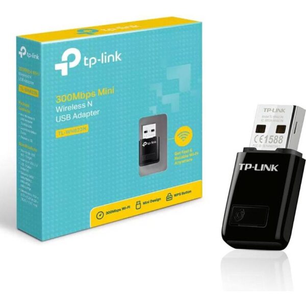 TP-Link 300Mbps Wireless N Mini USB Adapter - TL-WN823N