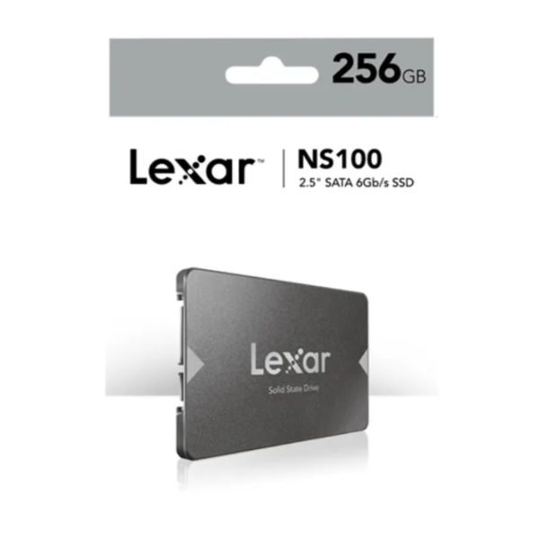 Lexar NS100 2.5″ 256GB SATA III Internal Solid State Drive